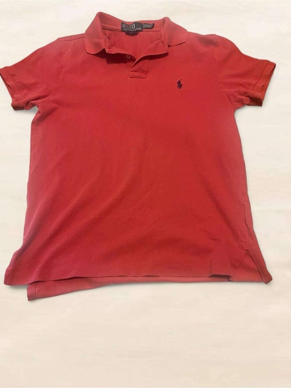 Polo Ralph Lauren Custom Fit Shirt Size M Dusty Red/Vintage Rose/ Muted Coral